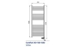 Adax Comfort 50-80-300 išmatavimai